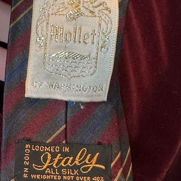 Set of 3 ties - 100% silk ties - Picture 5 of 5